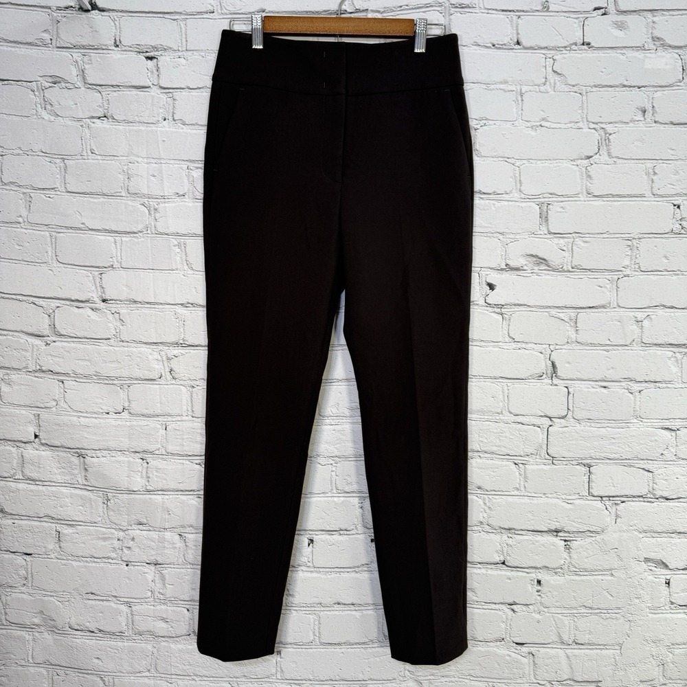 Peserico Womens Ankle Dress Trousers Size‎ IT 42 US 6 Brown Pants P04752 Italy